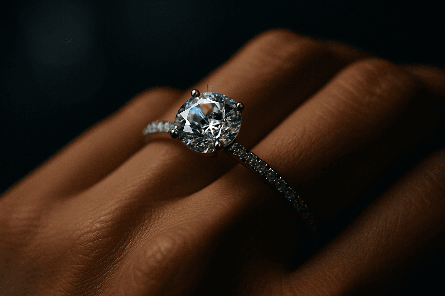 Diamond engagement ring