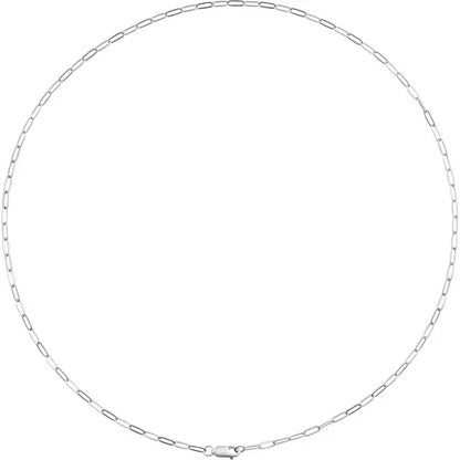 2.1 mm Paperclip-Style Chain