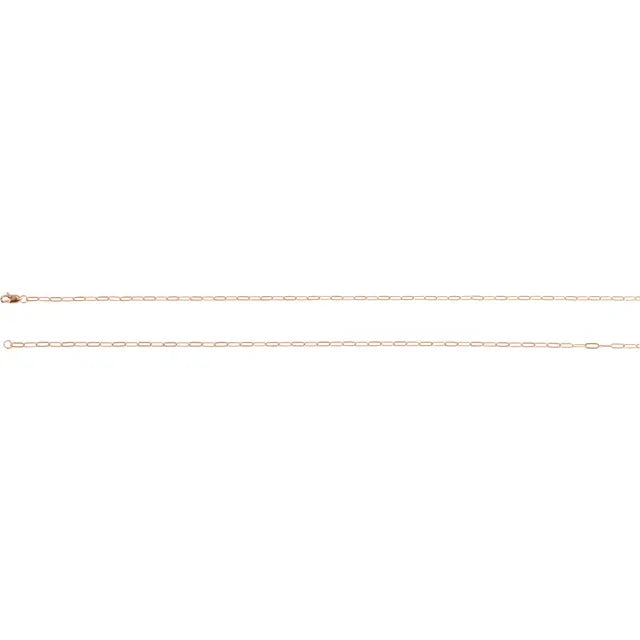 2.1 mm Paperclip-Style Chain