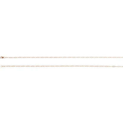 2.1 mm Paperclip-Style Chain