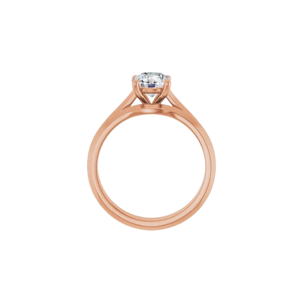 Knife-Edge Solitaire Engagement Ring Setting