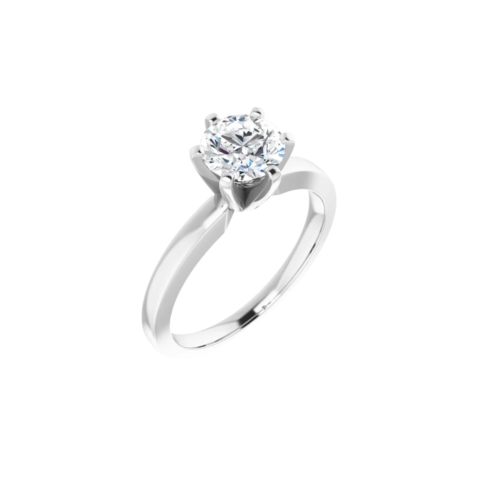 6-Prong Round Solitaire Engagement Ring