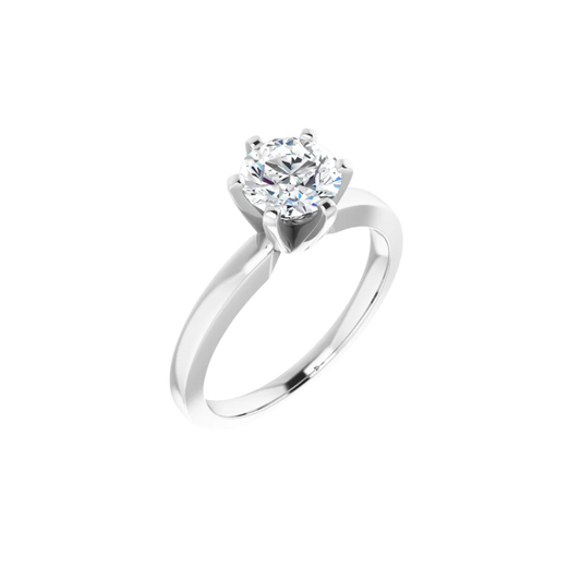 6-Prong Round Solitaire Engagement Ring