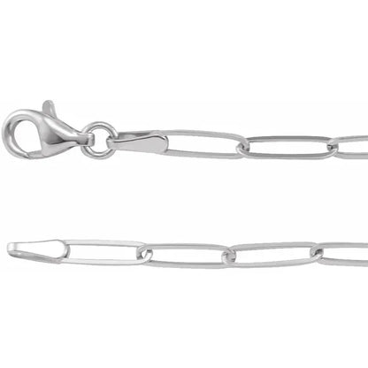 2.6 mm Paperclip-Style Chain