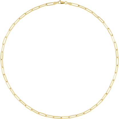 3.85 mm Paperclip-Style Chain