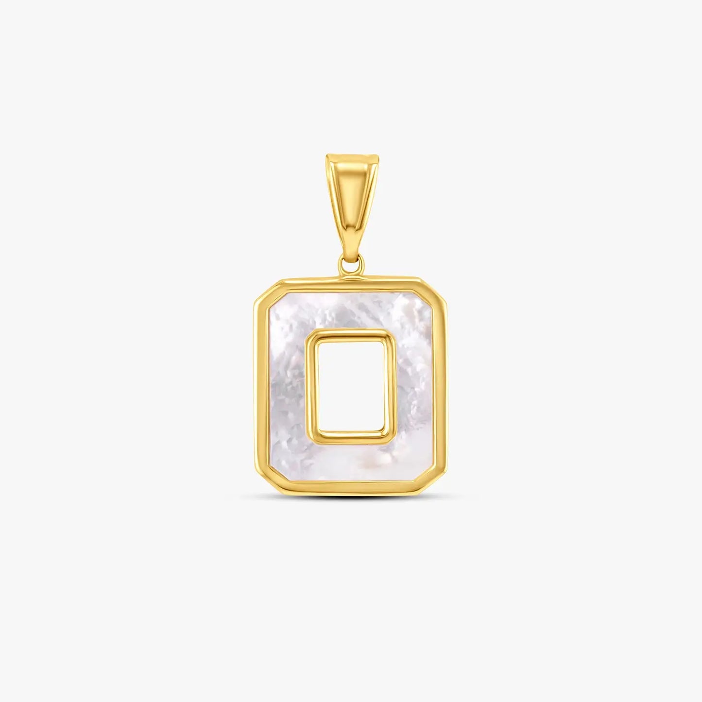 Pearl Radiance Square Pendant